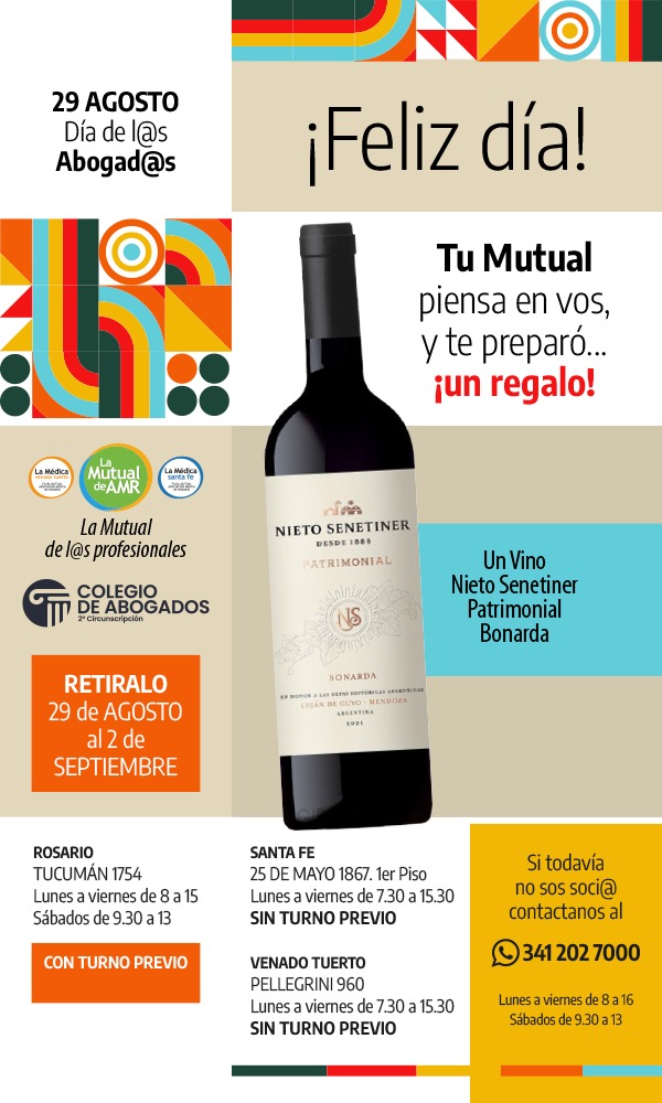 Feliz Día de l@s abogad@s - 29/08/2024